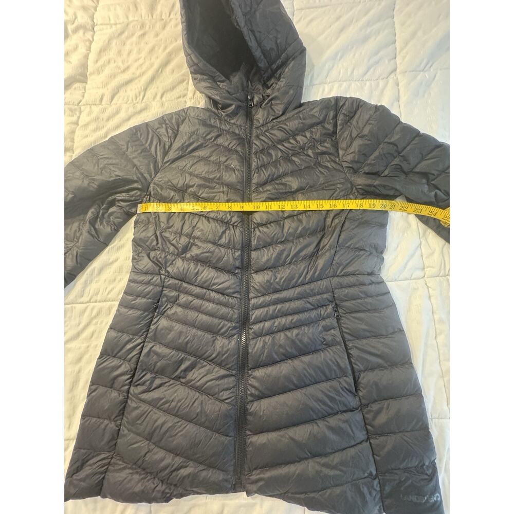 Lands’ End Wanderweight Down Jacket Black Packable Winter Down Women's Medium - Picture 4 of 8
